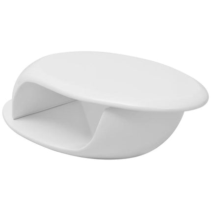 vidaXL Coffee Table Fibreglass High Gloss White