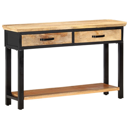 vidaXL Console Table 120x30x76 cm Solid Mango Wood