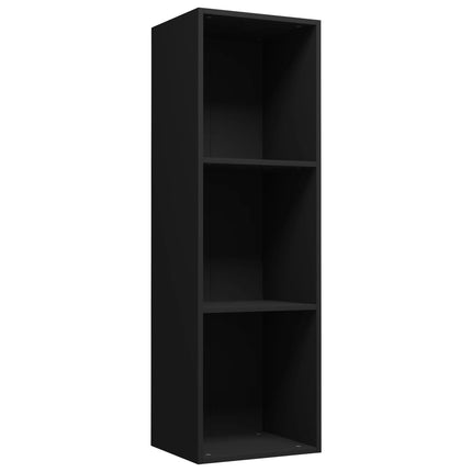 vidaXL Book Cabinet/TV Cabinet Black 36x30x114 cm Chipboard