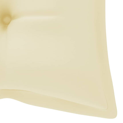 vidaXL Cushion for Swing Chair Cream White 120 cm Fabric
