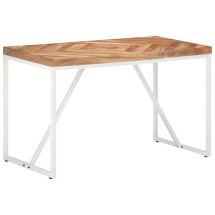 Dining Table 120x60x76 cm Solid Acacia and Mango Wood