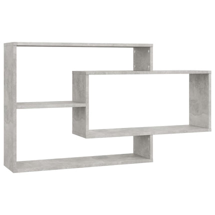 vidaXL Wall Shelves Concrete Grey 104x20x58.5 cm Chipboard