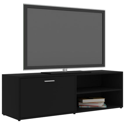 vidaXL TV Cabinet Black 120x34x37 cm Chipboard
