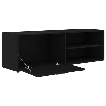 vidaXL TV Cabinet Black 120x34x37 cm Chipboard