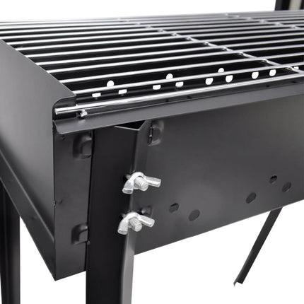vidaXL BBQ Stand Charcoal Barbecue Square 75 x 28 cm