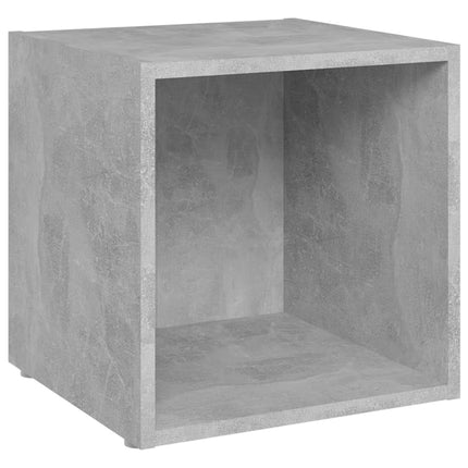 vidaXL TV Cabinets 2 pcs Concrete Grey 37x35x37 cm Chipboard