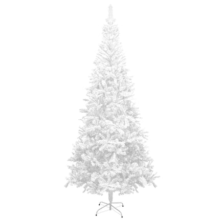 vidaXL Artificial Christmas Tree with LEDs L 240 cm White