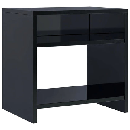 vidaXL Bedside Cabinets 2 pcs High Gloss Black 40x30x40 cm Chipboard