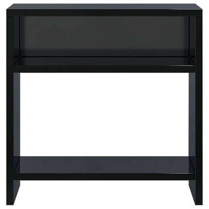 vidaXL Bedside Cabinets 2 pcs High Gloss Black 40x30x40 cm Chipboard