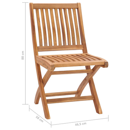 vidaXL Garden Chairs 2 pcs with Anthracite Cushions Solid Teak Wood