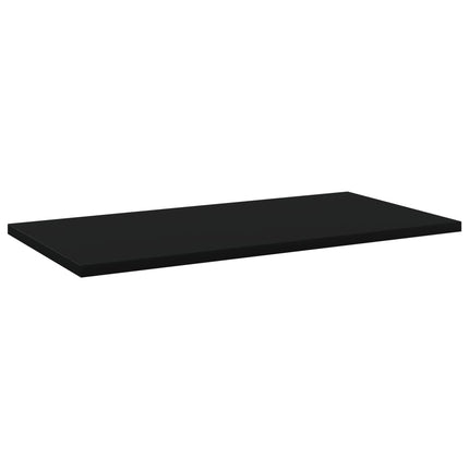 vidaXL Bookshelf Boards 8 pcs Black 60x30x1.5 cm Chipboard