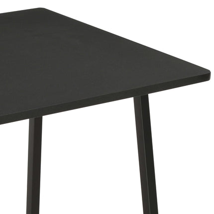 vidaXL Desk with Shelving Unit Black 102x50x117 cm
