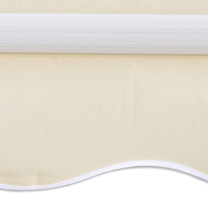 Awning Top Sunshade Canvas Cream 3x2.5m