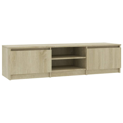 vidaXL TV Cabinet Sonoma Oak 140x40x35.5 cm Chipboard
