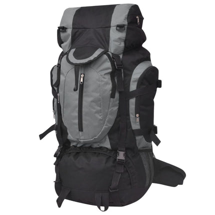 Hiking Backpack XXL 75 L Black and Grey