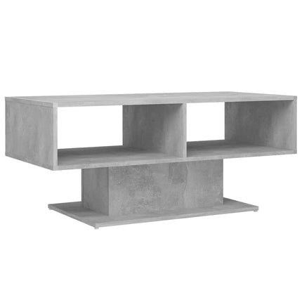 vidaXL Coffee Table Concrete Grey 103.5x50x44.5 cm Chipboard