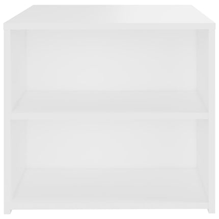 vidaXL Side Table White 50x50x45 cm Chipboard