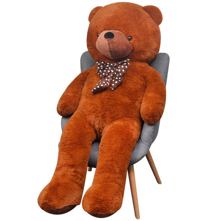 XXL Soft Plush Teddy Bear Toy Brown 160 cm