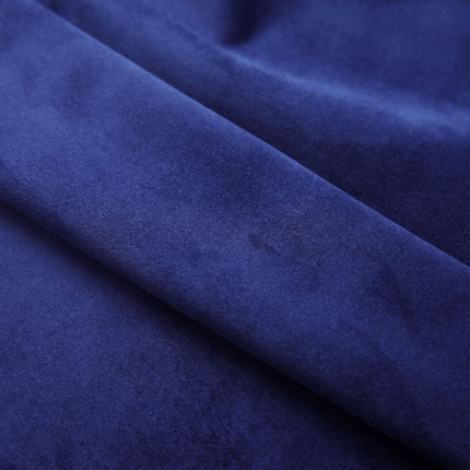 vidaXL Blackout Curtains with Rings 2 pcs Velvet Dark Blue 140x225 cm