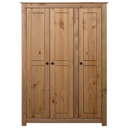 3-Door Wardrobe 118x50x171.5 cm Pine Panama Range
