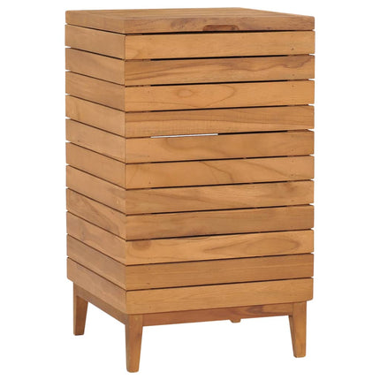 vidaXL Laundry Basket 40x40x70 cm Solid Teak Wood