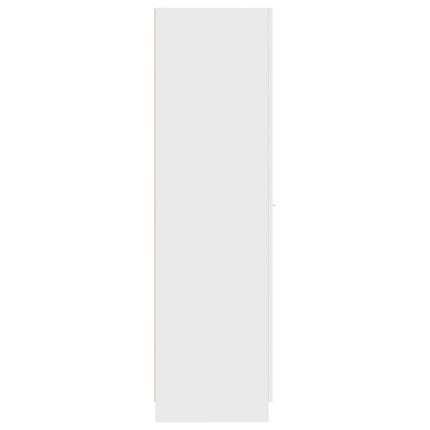 vidaXL Apothecary Cabinet White 30x42.5x150 cm Chipboard