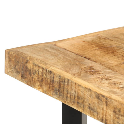 vidaXL Bar table 150x70x107 cm Rough Mango Wood