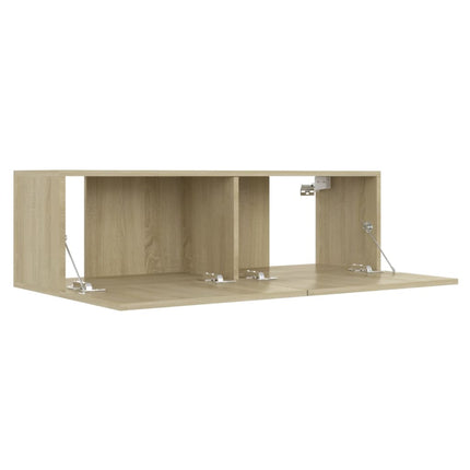 vidaXL TV Cabinet Sonoma Oak 100x30x30 cm Chipboard
