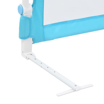 Toddler Safety Bed Rail Blue 180x42 cm Polyester