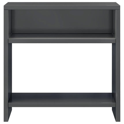 vidaXL Bedside Cabinet High Gloss Grey 40x30x40 cm Chipboard