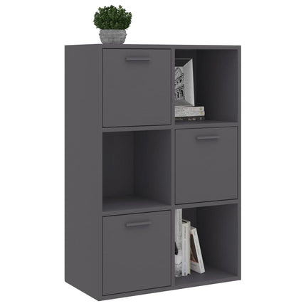 Storage Cabinet Grey 60x29.5x90 cm Engineered Wood