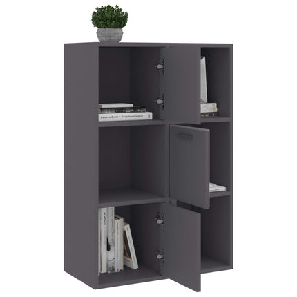 Storage Cabinet Grey 60x29.5x90 cm Engineered Wood