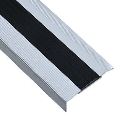 vidaXL L-shape Stair Nosings 15 pcs Aluminium 90 cm Silver