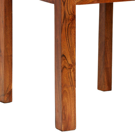 vidaXL Dining Chairs 4 pcs Solid Wood with Sheesham Finish Modern