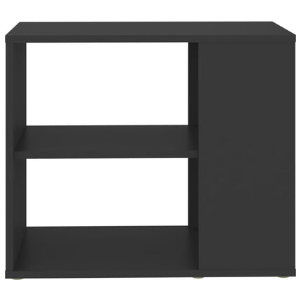 Side Cabinet Grey 60x30x50 cm Engineered Wood