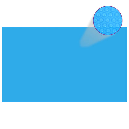 vidaXL Rectangular Pool Cover 1000x600 cm PE Blue