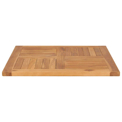 vidaXL Table Top Solid Teak Wood 70x70x2.5 cm