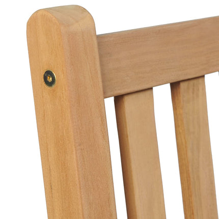 vidaXL Garden Chairs 8 pcs with Grey Cushions Solid Teak Wood