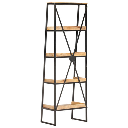 5-Tier Bookshelf 60x39x180 cm Solid Mango Wood