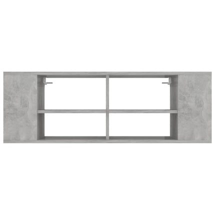 vidaXL Wall-Mounted TV Cabinet Concrete Grey 102x35x35 cm Chipboard