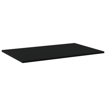 vidaXL Bookshelf Boards 4 pcs Black 80x50x1.5 cm Chipboard