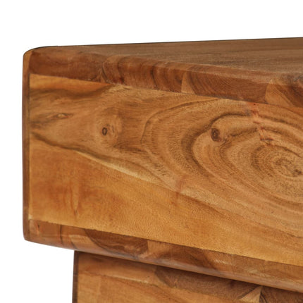 vidaXL Nightstand Solid Acacia Wood 40x35x49 cm