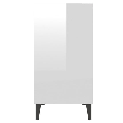 vidaXL Sideboard High Gloss White 57x35x70 cm Chipboard