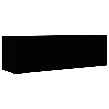 vidaXL TV Cabinet Black 100x30x30 cm Chipboard