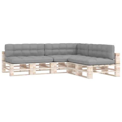 vidaXL Pallet Sofa Cushions 7 pcs Grey