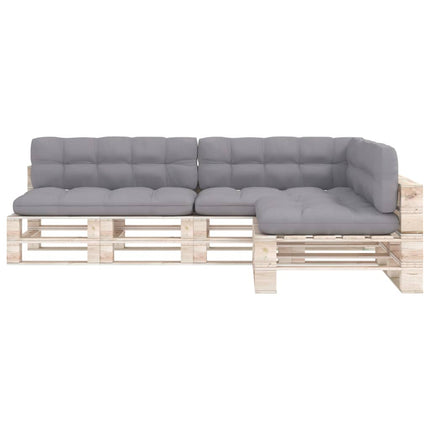 vidaXL Pallet Sofa Cushions 7 pcs Grey