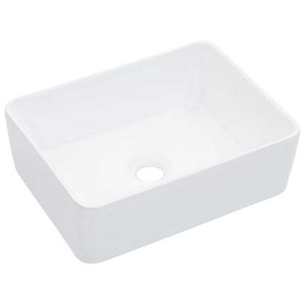 vidaXL Wash Basin 40x30x13 cm Ceramic White
