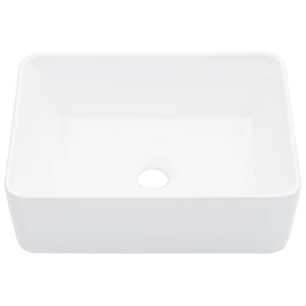 vidaXL Wash Basin 40x30x13 cm Ceramic White