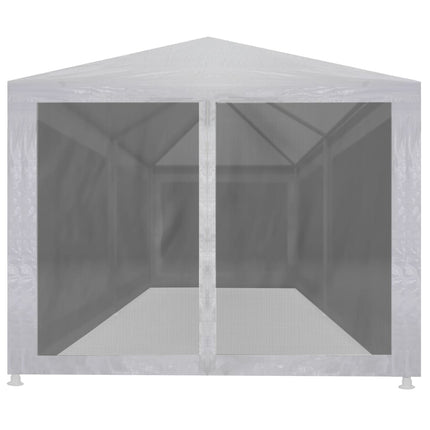 Party Tent with 6 Mesh Sidewalls 6x3 m