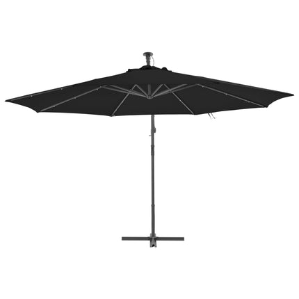 Cantilever Umbrella with Aluminium Pole 350 cm Black